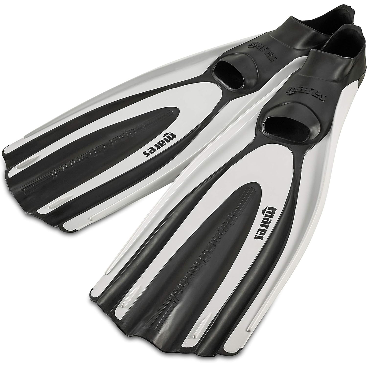 Mares Avanti Superchannel Full Foot Fins Pair White
