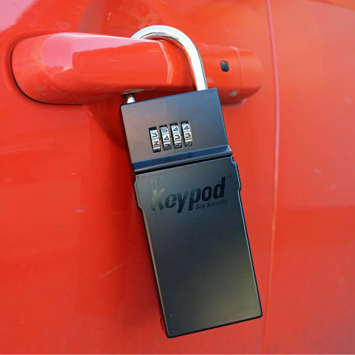 Northcore Keypod Key Safe Hung On Door