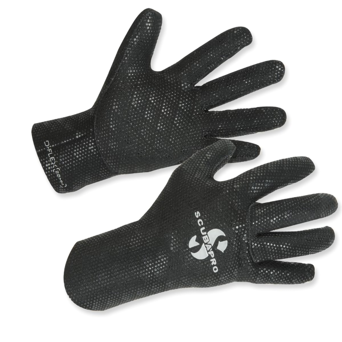 Scubapro D-Flex 2mm Dive Wetsuit Glove Front and Back
