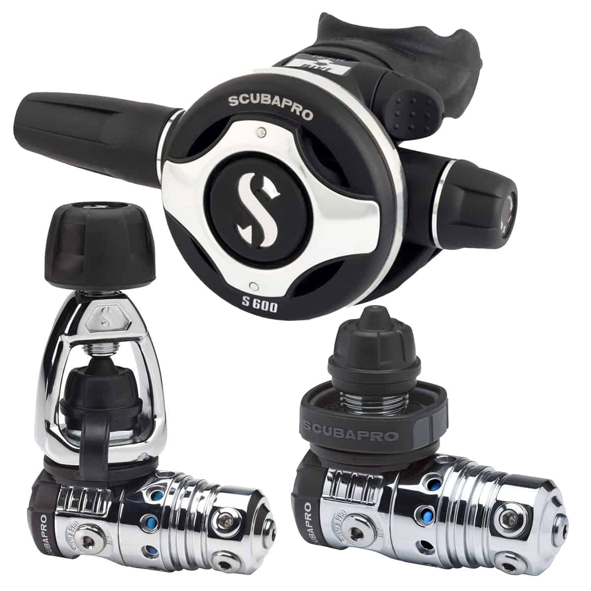 Scubapro MK25 S600 Regulator Din and INt Fitting