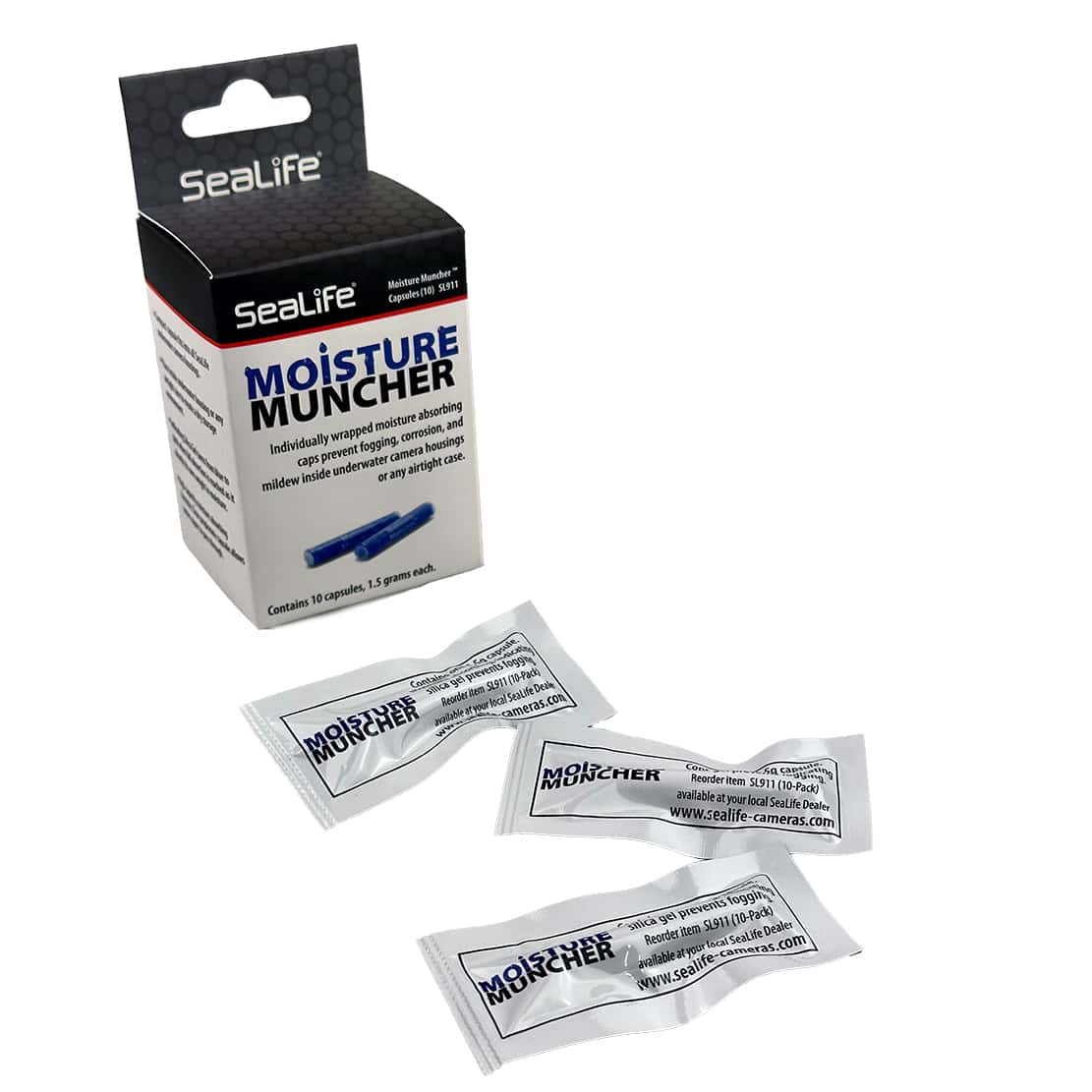 SeaLife Moisture Munchers Box and Individual Foil Packs