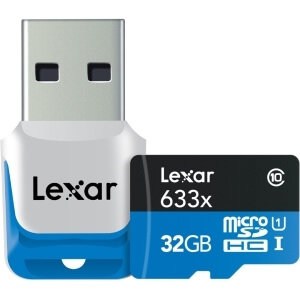 Lexar UHS-I 32GB MicroSD Card | USB Reader | For GoPro Cameras