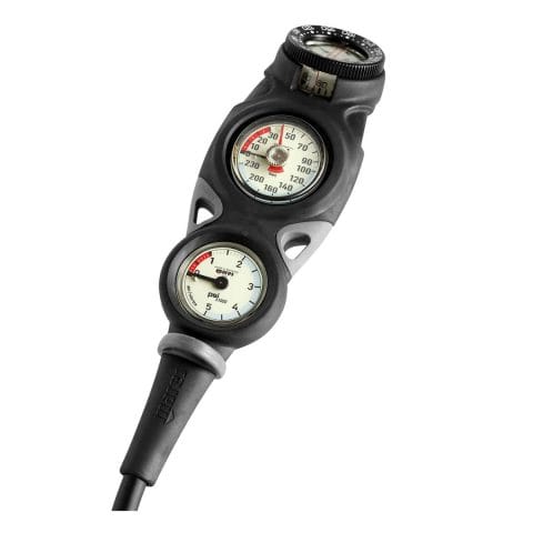 Mares Mission 3 Console SPG + Depth Gauge + Compass