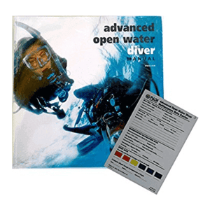 PADI Advanced Open Water Diver Manaul c/w Delux Data Carrier