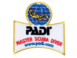 PADI Master Scuba Diver Emblem/Badge
