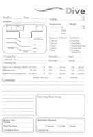 PADI Adventure Log Logbook Pages 70036 Closeup