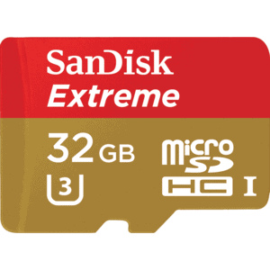 SanDisk Extreme 32GB Micro SDXC UHS-1 Card For Action Cameras
