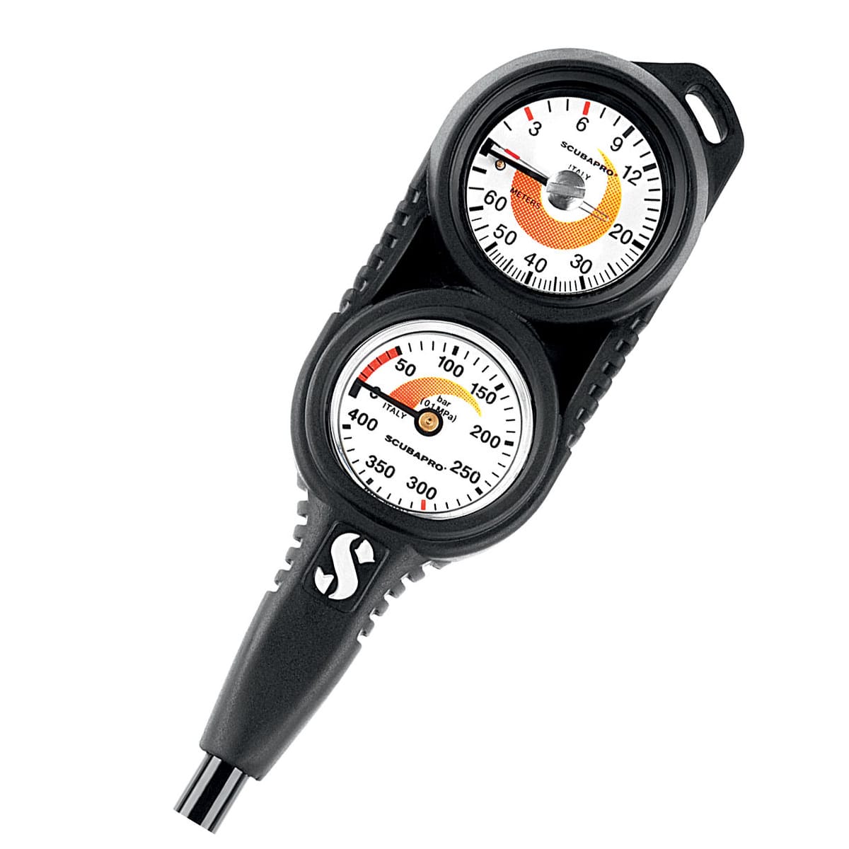 Scubapro Compact Console Contents + Depth Gauge