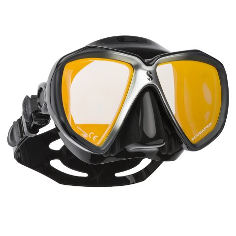 Scubapro Spectra Mask All Black Mirrored lenses