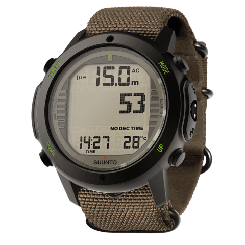 Suunto D6i Novo Stealth Zulu Dive Computer + USB Cable