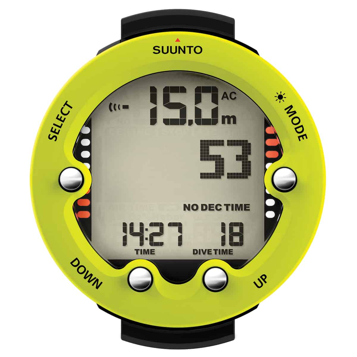 Suunto zoop novo dive computer lime