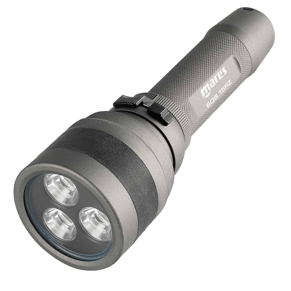 Mares EOS 15RZ Rechargeable Diving Torch - 1504 Lumens Dive Torch