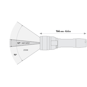 Mares EOS 5RZ Rechargeable Diving Torch - 500 Lumens Dive Torch