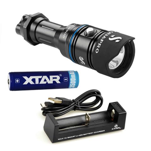 Scubapro Nova 850R Dive Torch C/W Battery & Charger