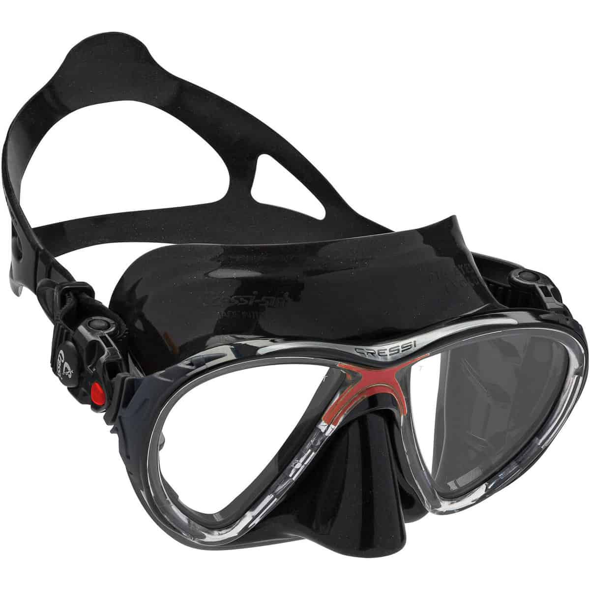 Cressi Big Eyes Evolution Mask - Black Skirt