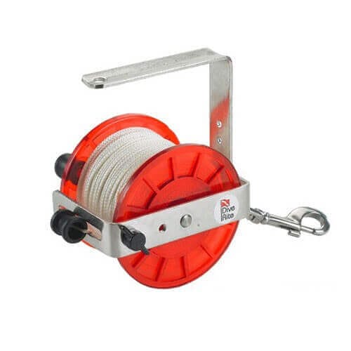 Dive Rite Primary Divers Wreck Reel - Large 122m Red Reel