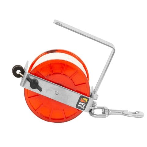 Dive Rite Primary Divers Wreck Reel - Large 122m Red Reel