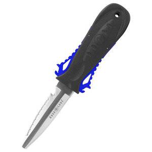 Aqualung Squeeze Lock BCD Dive Knife {Choose A Colour:Squeeze Lock Knife - Blue}