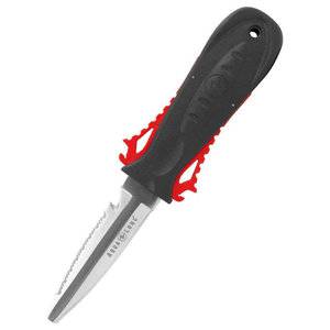 Aqualung Squeeze Lock BCD Dive Knife {Choose A Colour:Squeeze Lock Knife - Red}