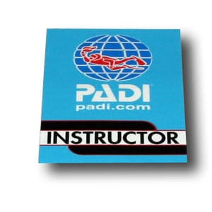 PADI Instructor Vinyl Decal