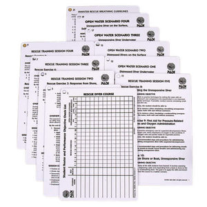 PADI Rescue Diver Instructor Cue Cards (11 Slates)