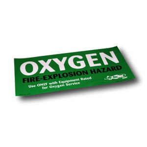 PADI Oxygen Cylinder Decal
