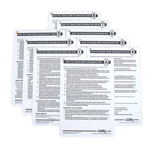 PADI Tec Trimix Instructor Cue Cards (9 Slates)