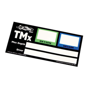 PADI Tec Trimix Fill Cylinder Decal