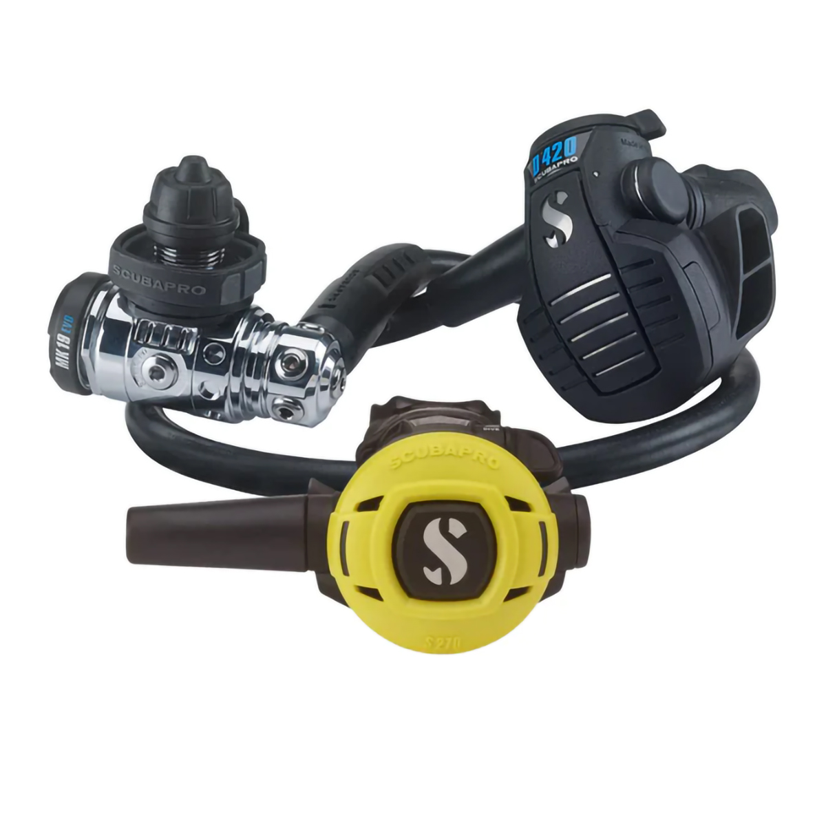 Scubapro MK19 D420 With S270 Octopus Regulator Set
