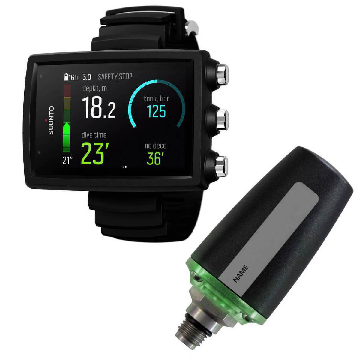 Suunto Eon Core + Tank Pod Bundle Black