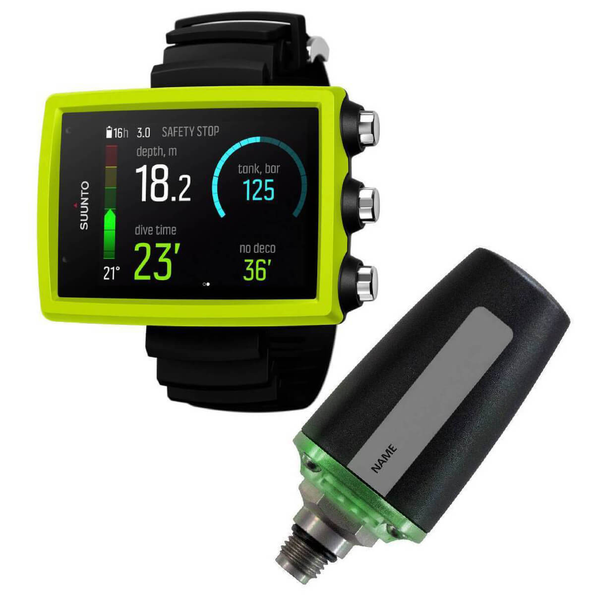 Suunto Eon Core + Tank Pod Bundle Lime