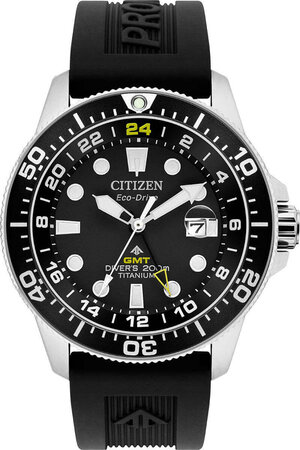 Citizen Mens Promaster Super Titanium GMT Dive Watch