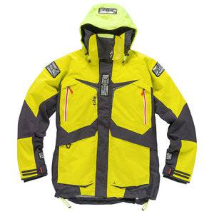 Gill Mens OS2 Offshore Sailing Jacket OS23J | Graphite | Lime