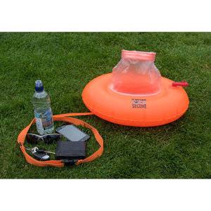 Swim Secure Open Water Swimming Tow Float Donut Orange