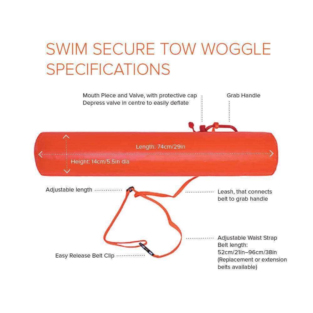 Swim Secure Open Water Swimming Tow Woggle