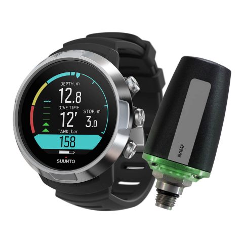 Suunto D5 Steel Black Dive Computer With Pod Bundle