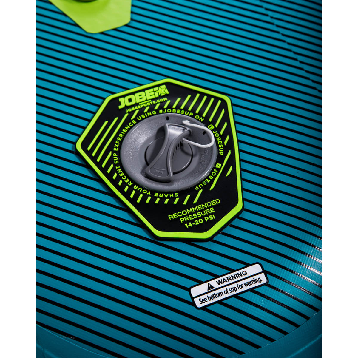 Jobe Yarra iSUP Paddleboard Valve Detail