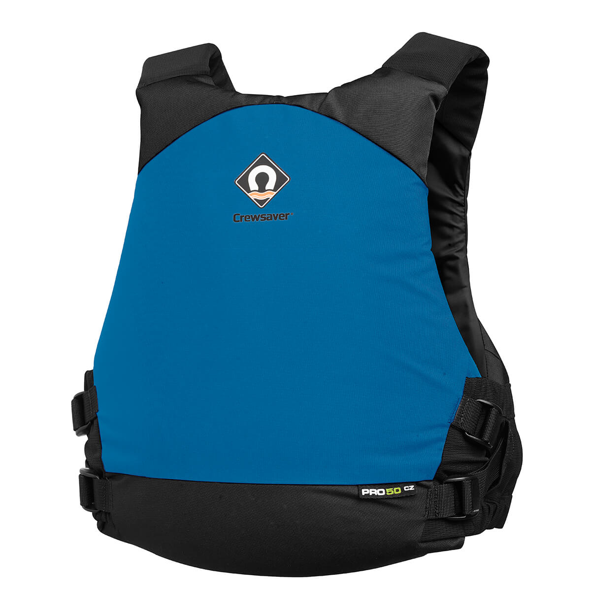 Crewsaver Pro 50 CZ Buoyancy Aid Blue Lime Back