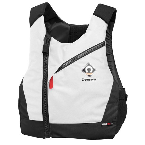 Crewsaver Pro 50N CZ Buoyancy Aid - Black White Centre Zip Adult