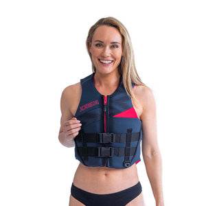 Jobe Womens Neoprene Vest + PFD - Midnight Blue Impact Vest