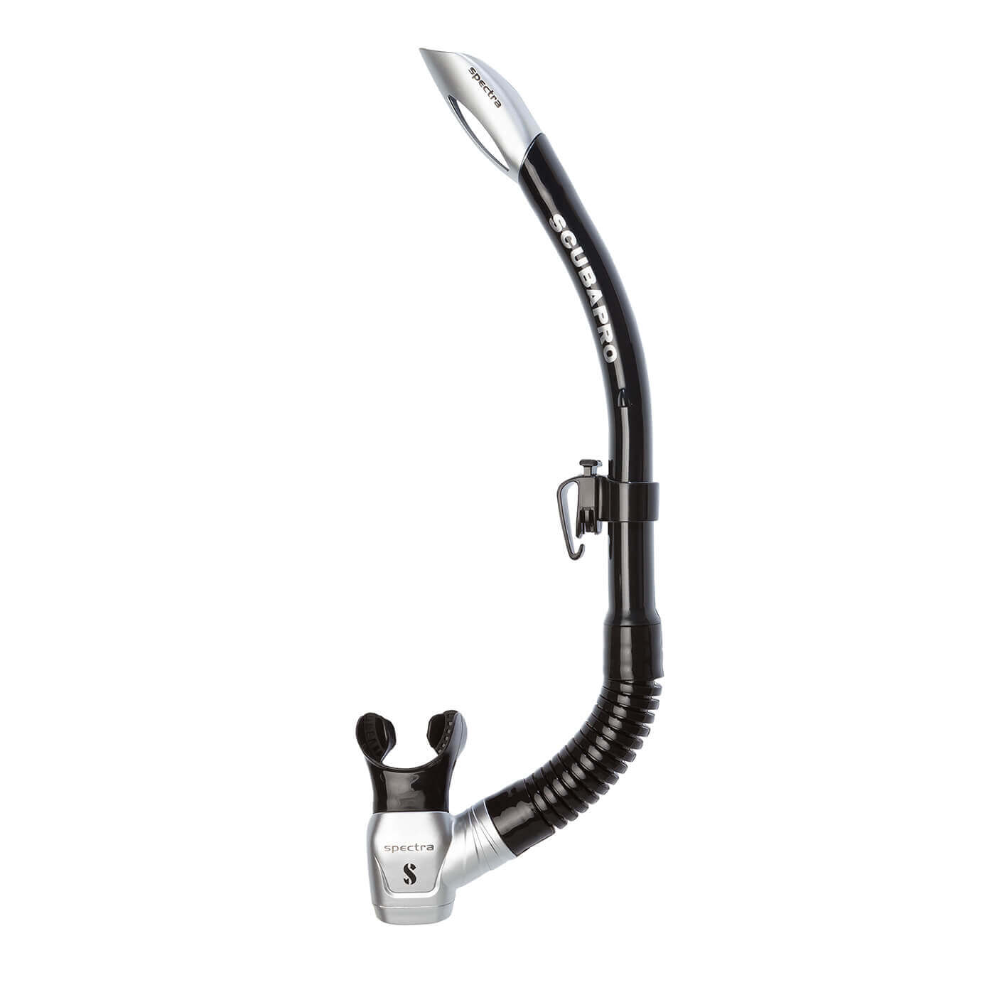 Scubapro Spectra Semi Dry Snorkel Black/Silver