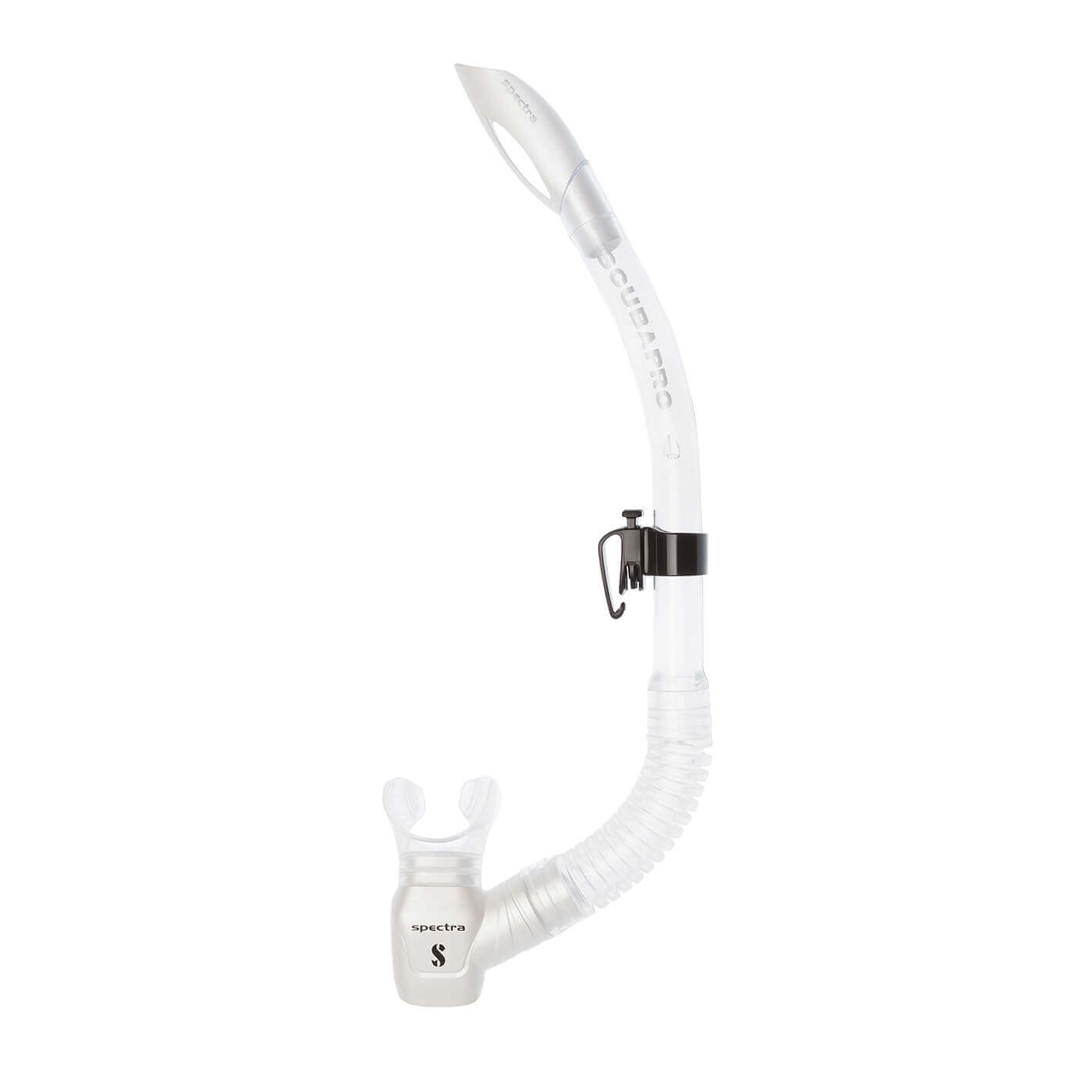 Scubapro Spectra Semi Dry Snorkel Clear/White