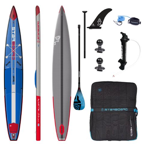 Starboard All Star Airline Deluxe 14' iSUP Paddleboard Bundle With Tiki Tech Carbon Fibre Paddle