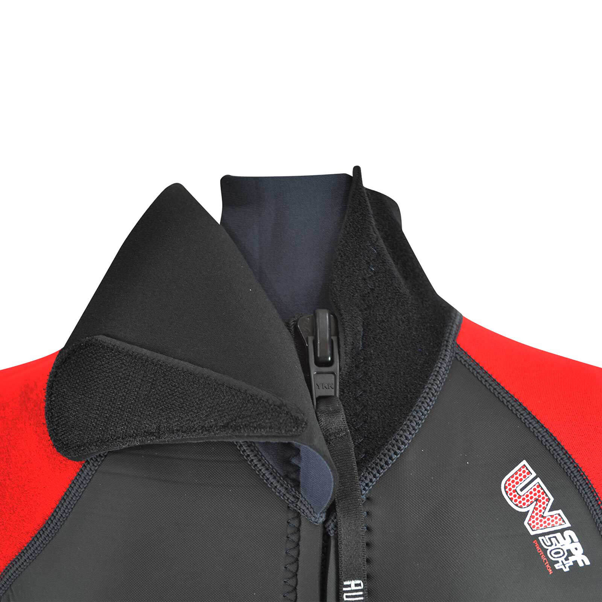 Circle-One ABC Kids Pulse 3/2mm Wetsuit Black/Red Neck