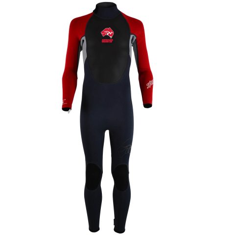 Circle-One ABC Kids Pulse 3/2mm Wetsuit Black/Red