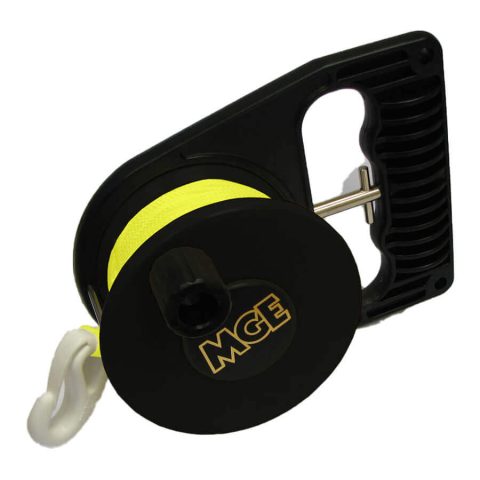 MGE Divers Tec 100 Reel - Black with 100m Of Line