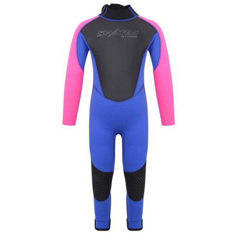 Typhoon Swarm Infants 3mm Wetsuit - 1 Piece Steamer Purple / Hot Pink
