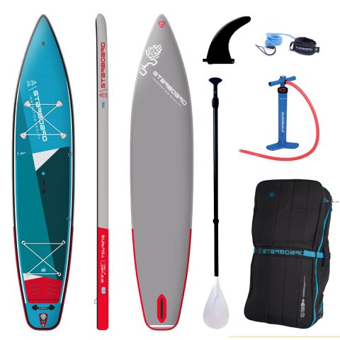 Starboard Touring Zen 12'6" iSUP - Paddleboard Bundle - Carbon Fibre Tuffskin Paddle