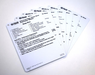 padi advanced open water instructor cue cards