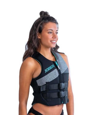Jobe Womens Neoprene Vest + PFD - Cool Grey Impact Vest